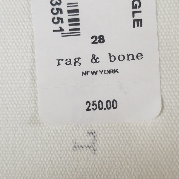 FINAL PRICE DROP Rag & Bone Straight Leg Jeans - Picture 6 of 6